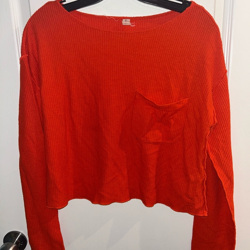 Daily Practice Anthropologie Pocket Waffle Blouse Top - Picture 3 of 3